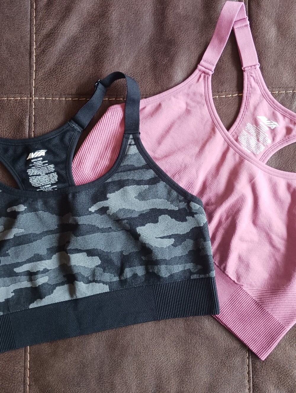 Avia 2 Athletic Work Out Sports Bras Size XXXL EUC